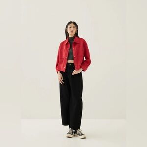 Love bonito Atheena Relaxed Suede Jacket